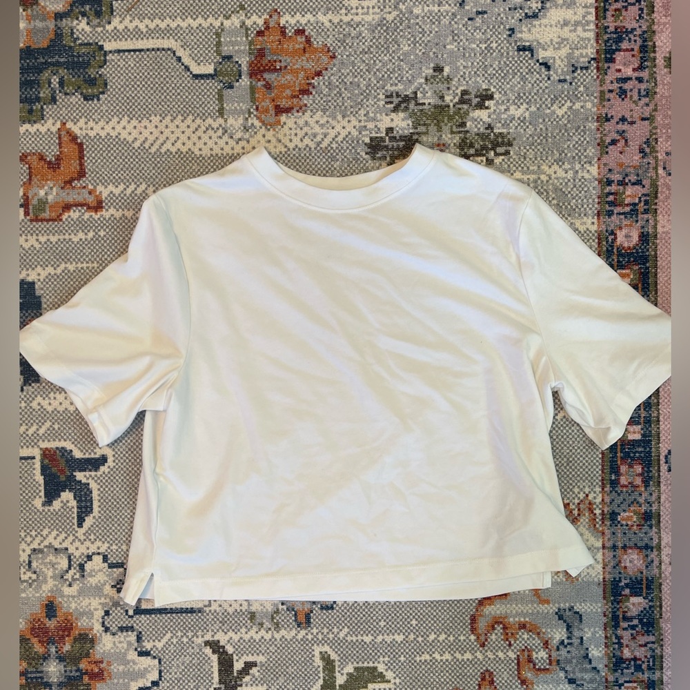 A New Day White boxy t